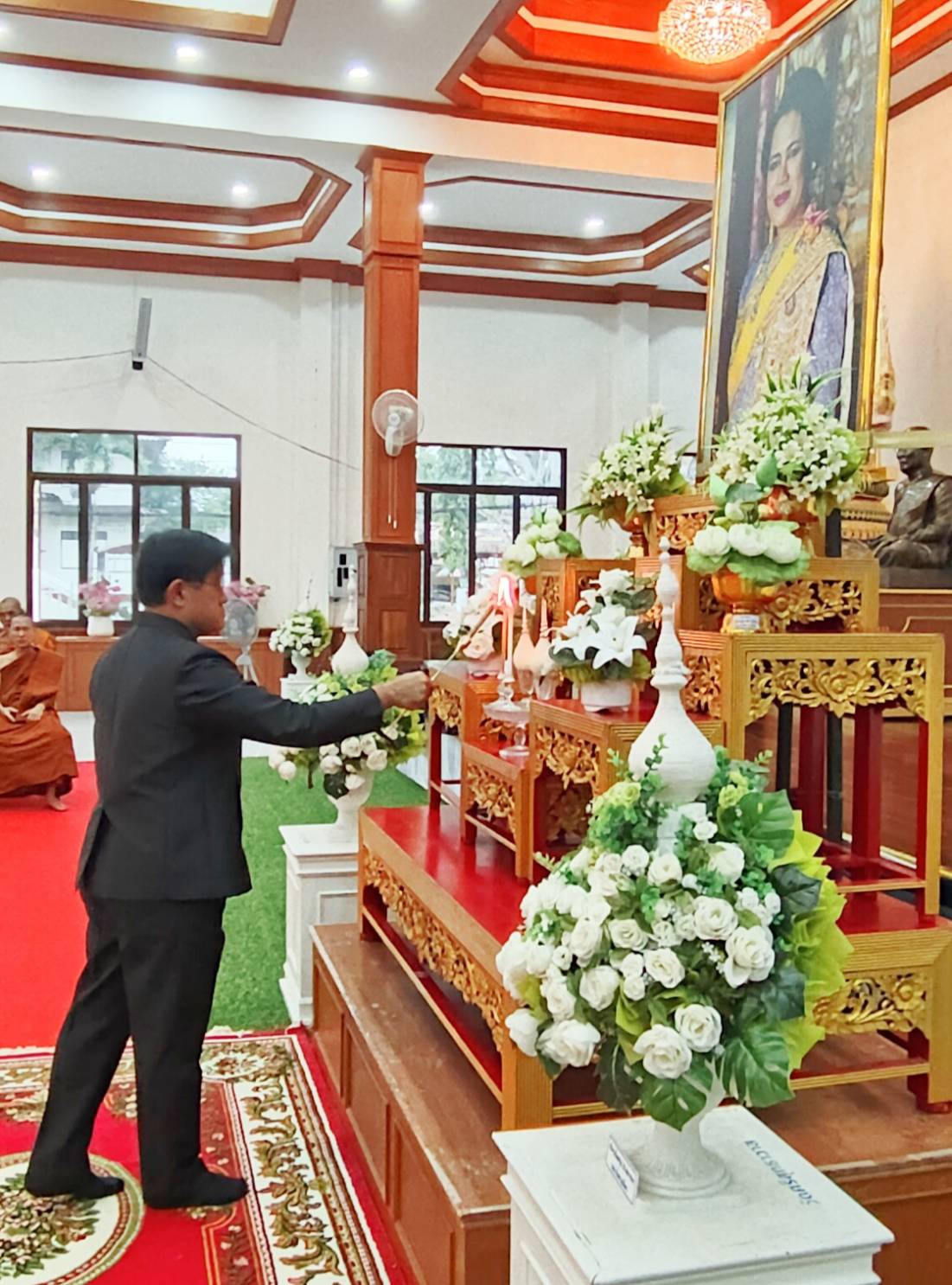 จังหวัดเลย จัดพิธีบำเพ็ญกุศลสวดพระอภิธรรมถวายเป็นพระราชกุศล แด่สมเด็จพระนางเจ้าสิริกิติ์ พระบรมราชินีนาถ พระบรมราชชนนีพันปีหลวง