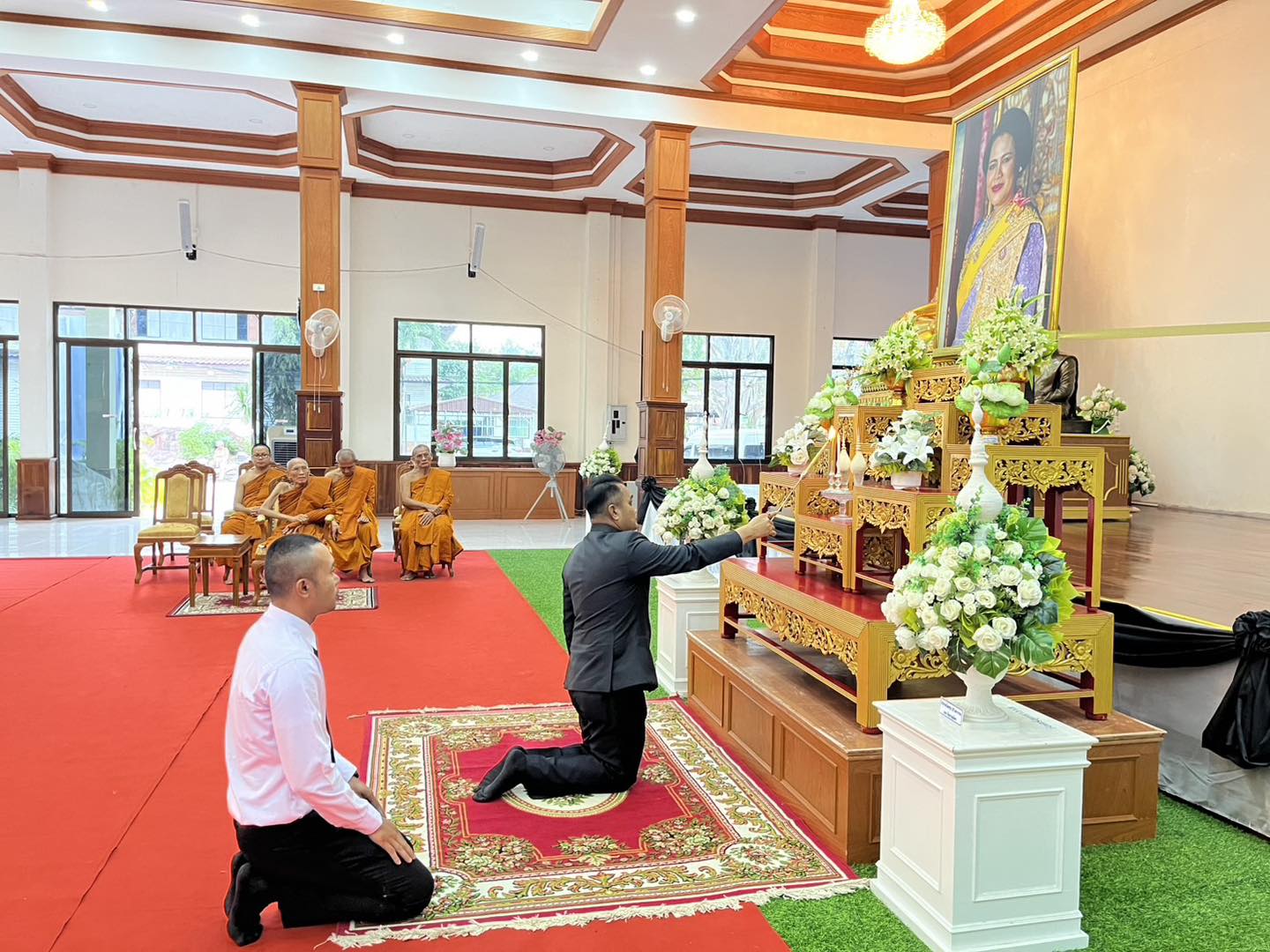 จังหวัดเลย จัดพิธีบำเพ็ญกุศลสวดพระอภิธรรมถวายเป็นพระราชกุศลแด่สมเด็จพระนางเจ้าสิริกิติ์ พระบรมราชินีนาถ พระบรมราชชนนีพันปีหลวง