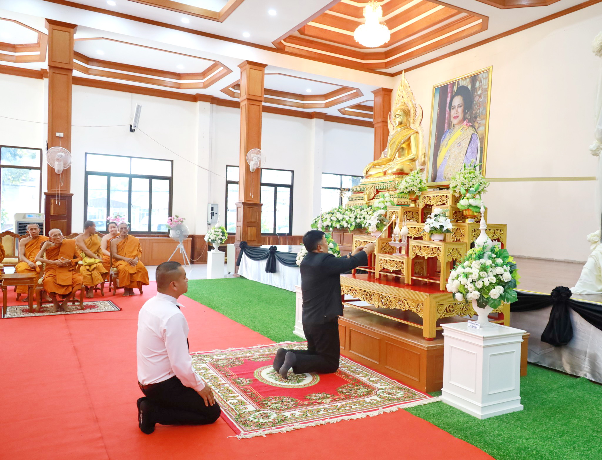 จังหวัดเลย จัดพิธีบำเพ็ญกุศลสวดพระอภิธรรมถวายเป็นพระราชกุศล แด่สมเด็จพระนางเจ้าสิริกิติ์ พระบรมราชินีนาถ พระบรมราชชนนีพันปีหลวง