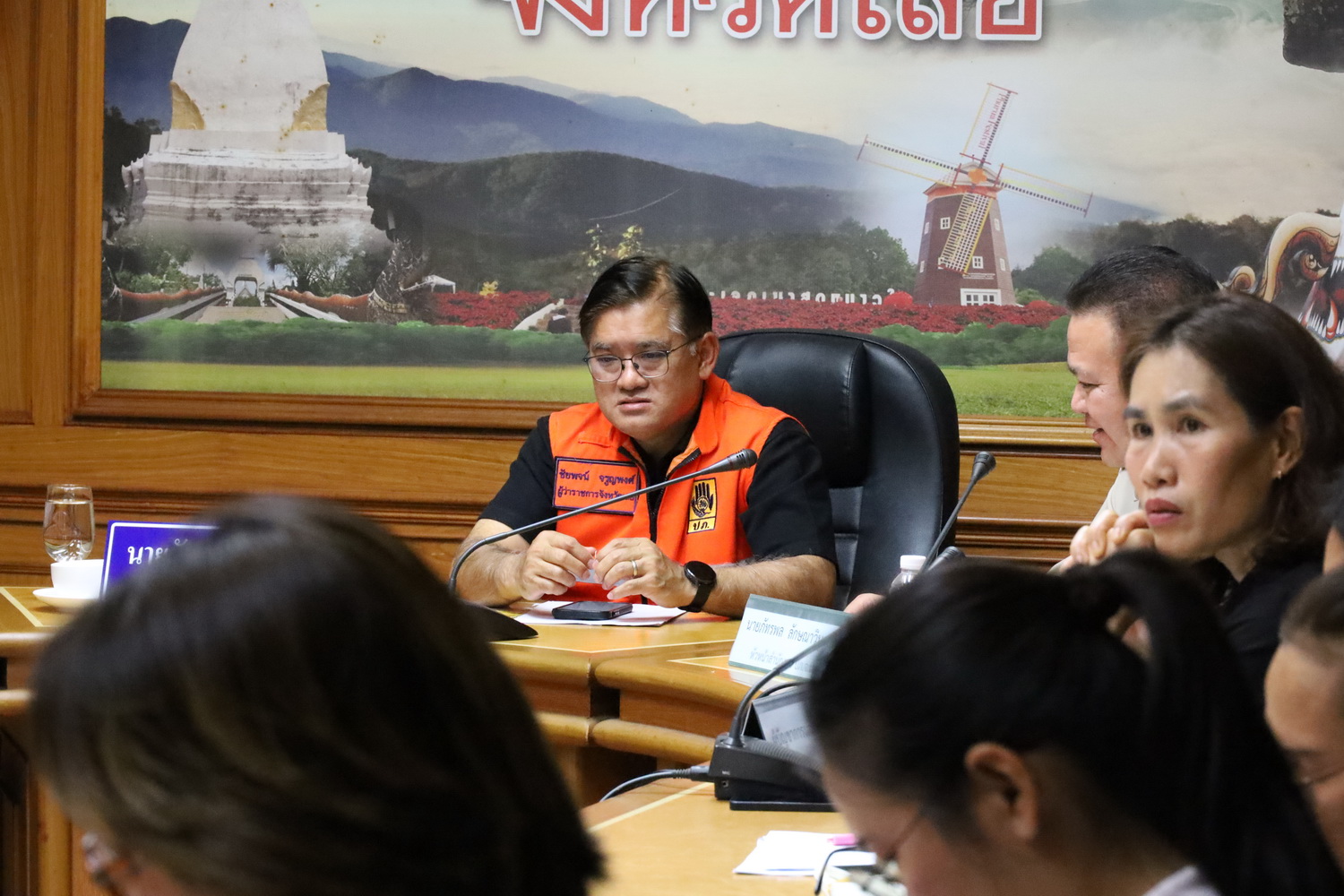 จังหวัดเลย เข้าร่วมการประชุมกองบัญชาการป้องกันและบรรเทาสาธารณภัยแห่งชาติ (บกปภ.ช.) เพื่อติดตามสถานการณ์ภัยแล้งและอุทกภัย