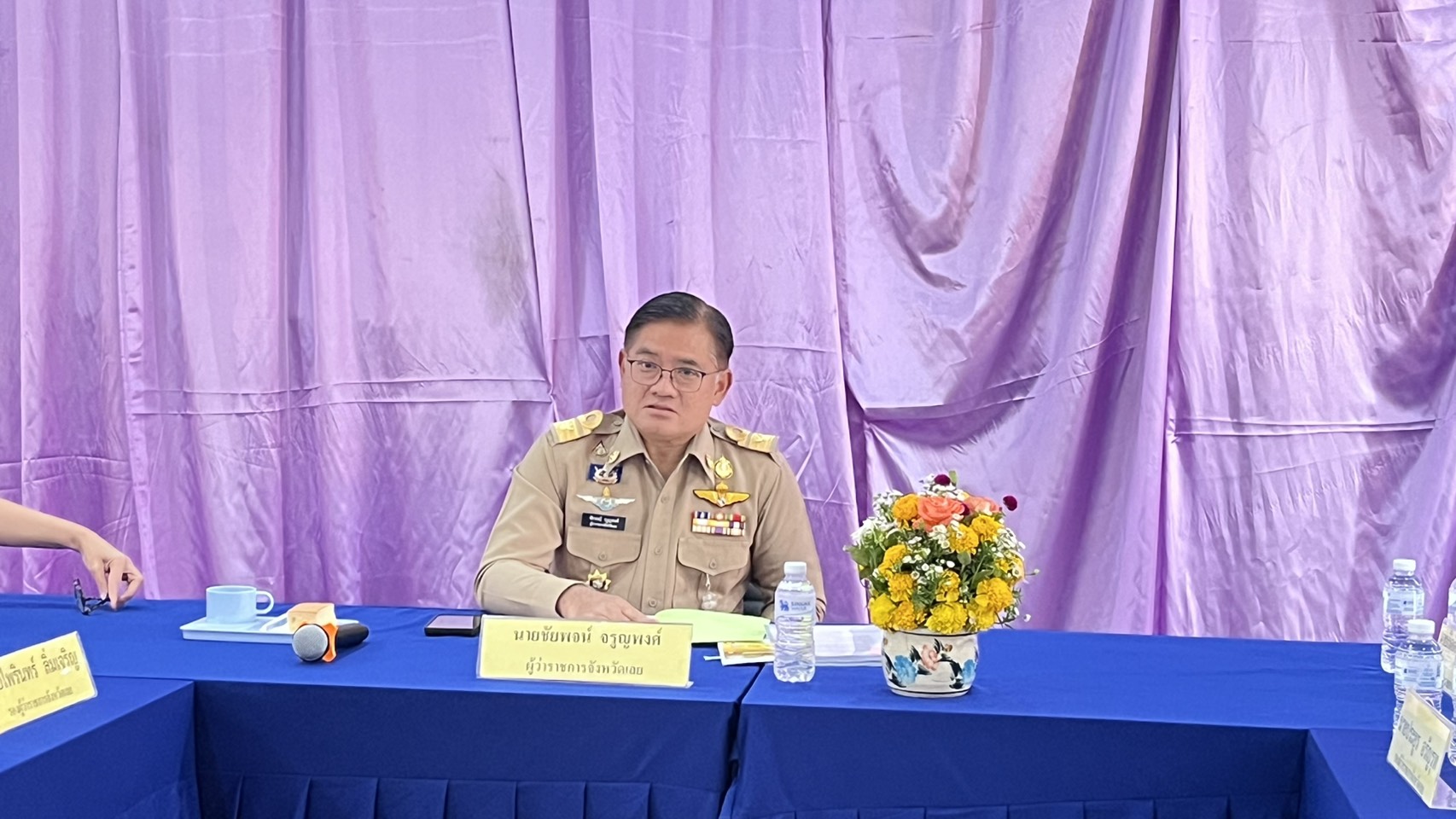 จังหวัดเลยประชุมหัวหน้าส่วนราชการสังกัดกระทรวงมหาดไทยและนายอำเภอ ประจำเดือนกรกฎาคม 2569