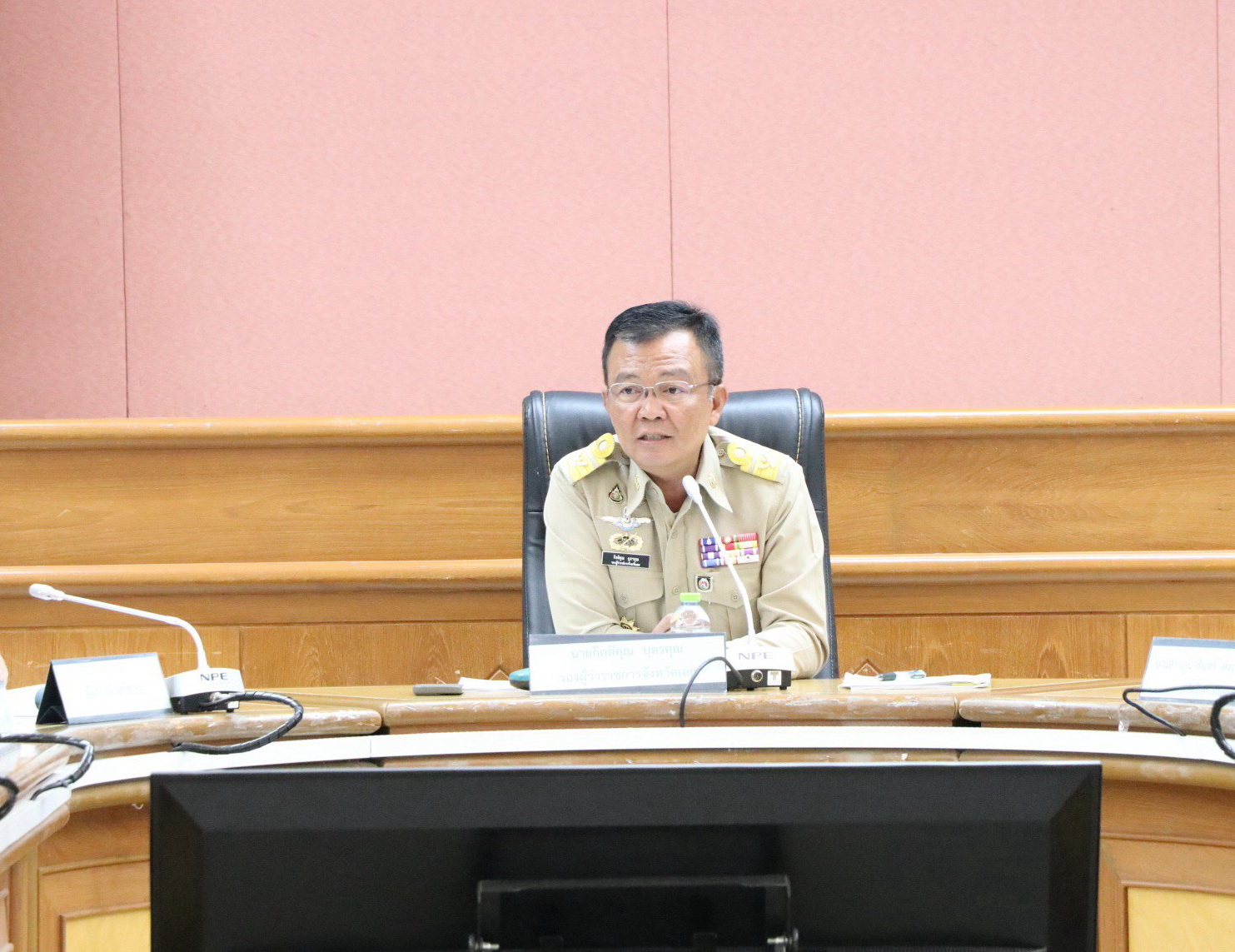 จังหวัดเลย ประชุมคณะกรรมการรักษาความมั่นคงและความสงบเรียบร้อย ประจำเดือนกรกฎาคม 2569