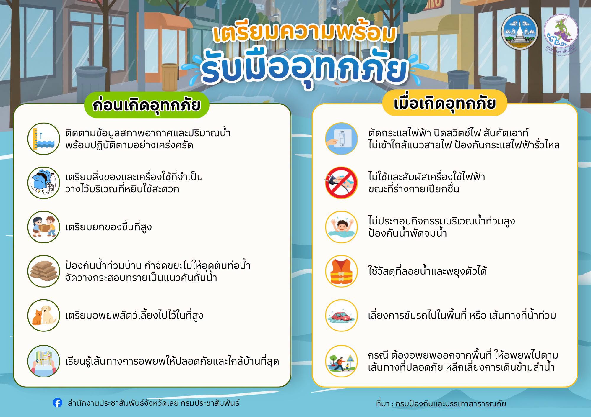 🌊 เตรียมความพร้อม รับมืออุทกภัย 🌧️
